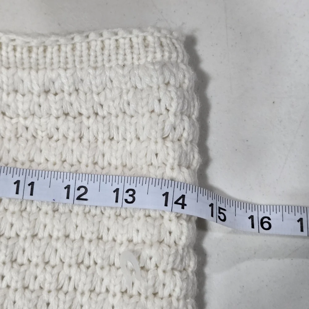 Timberland Knit Scarf with Logo Patch NWOT